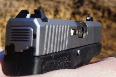 Kahr CT380--The Perfect Pocket Pistol? Line up the two white dots.