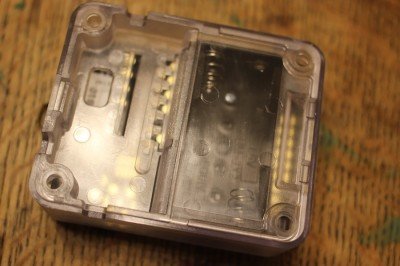 Peace of Mind from Liberty's SafElert The back of the box.