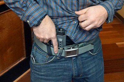 NSR C-5 Concealment Tuckable Folder Over Holster Untucked.