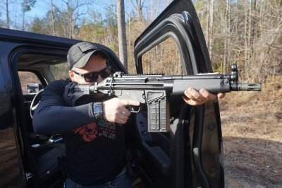 As far as truck guns go, this is a beast. It is short enough to move in the cab, and more range than a pistol caliber carbine.