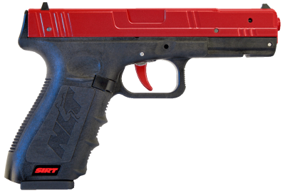 The red slide on the SIRT from NLT is a good way to ensure you are dry firing the right gun.