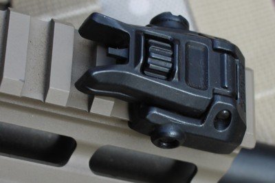 The MBUS Pro sights are a nice extra. 