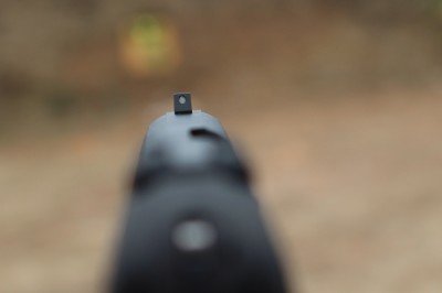 The Walther Concealed Carry Pistol - CCP - New Gun Review The front sight comes in three sizes. Each is a simple white dot post.