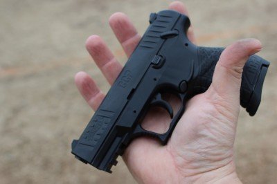 The CCP is hardly a pocket pistol, but it is small.