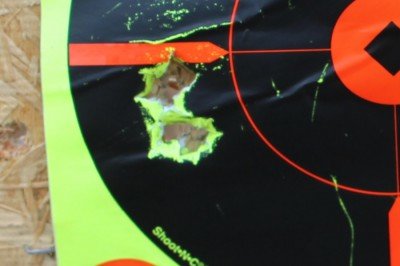 The Walther Concealed Carry Pistol - CCP - New Gun Review Accuracy from 7 yards is spot on. Five shots in two holes.