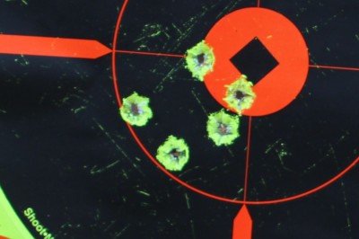 Five shots from 25 yards. 