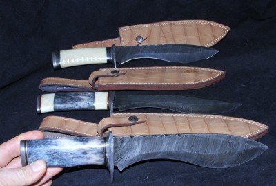 These three Kukri-Bowie concoctions were $190 total including shipping, and I didn't have to make an offer. 
