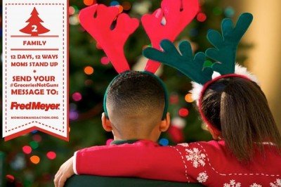 Moms Ramp Up Pressure with '12 Days of Kroger' Campaign Moms Demand Action's '12 Days of Kroger' campaign. (Photo: Moms)