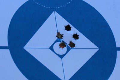 The SCR shoots a star. This was from 50 yards.