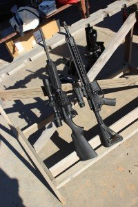 ARES SCR on the left.  It looks like an AR, but that stock?