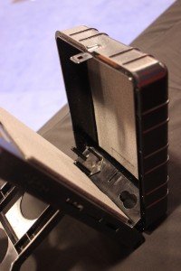 The inside is large enough for one full-sized gun.