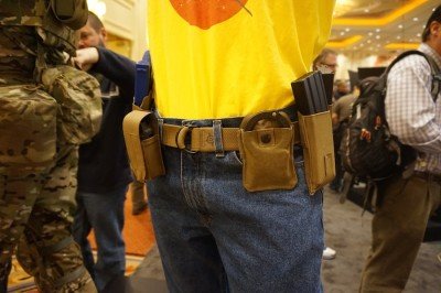 A full load out can be carried much closer to the body, and with hardly any extra bulk. 