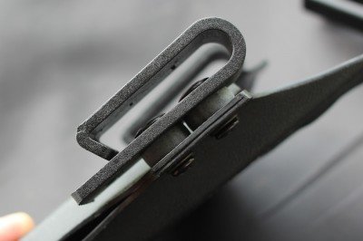 The dual clips have a claw-like grip and are easy to pop on, but aren't coming off accidentally.