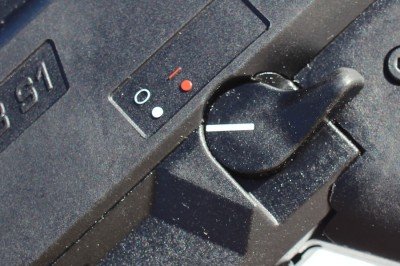 The New CZ Scorpion--SHOT Show 2015 Safety selectors are easy to read.