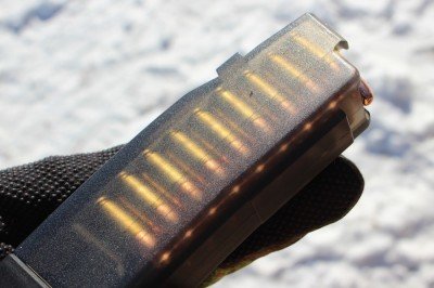 The New CZ Scorpion--SHOT Show 2015 The mag holds 20 rounds.