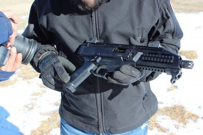 The New CZ Scorpion--SHOT Show 2015 The missing grip texture is more of an issue with leather gloves.