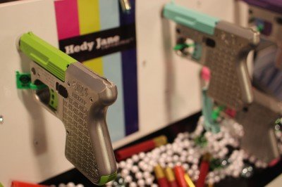 Heizer Pocket AR and a Semi-Auto? SHOT Show 2015 The Hedy Jane pistols have a touch of color.