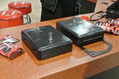 Hornady - Pig Ammo, Lock Boxes, Reloading Toys and More - SHOT Show 2015 Hornady is adding to their safe line with smaller portable lock boxes.