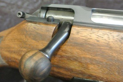 3 New Sauer 101s--SHOT Show 2015 Artemis. Note the wood on the bolt knob.