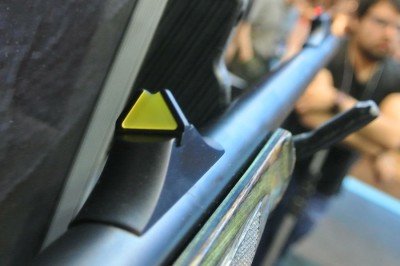 3 New Sauer 101s--SHOT Show 2015 Rear sight on Scandic.