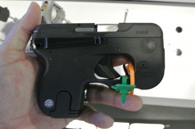 The Curve is curved. Yes, the whole gun. It matches the curve of your hand.