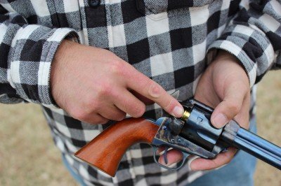 Uberti Cattleman Single Action--New Old Gun Review She loads slow.