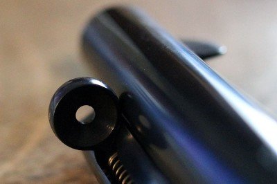 Uberti Cattleman Single Action--New Old Gun Review Note the bull's-eye shape of the extractor.