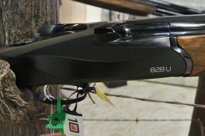 Benelli Over/Under Upland Shotguns - Aluminum & Carbon Fiber? - SHOT Show 2015 Black anodized receiver.