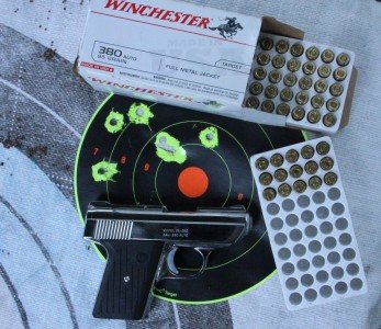 Nonetheless, I was able to keep the gun easily into chest dimensions at bedroom distances of 7 yards. This is not a belly gun or spray and pray. 