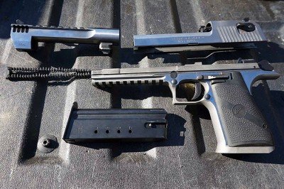 New All Stainless Desert Eagle--Gun Review Disassembly is easy, and the DE is easy to service and clean.