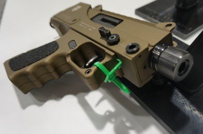 The Cerakote looks good on the gun--a nice break from the traditional black.