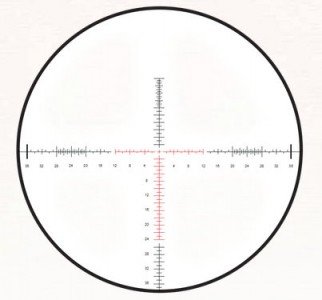 This is the new MOA reticle from Burris on the XTR II. 