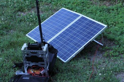 I tried to power the 857D directly from a solar panel but it didn't work. 