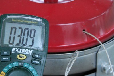 You would think that over an open flame the inside of this stovetop oven would be 500 degrees, but it was only 300, perfect for baking chicken breasts. 