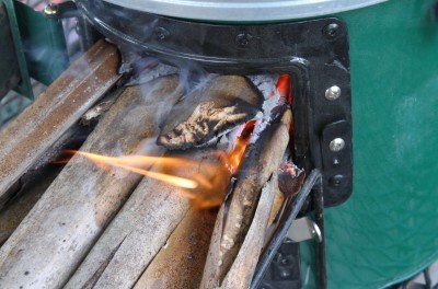 My biggest warning is that besides not using this thing inside, don't leave it alone for long. If you don't push the fuel in, eventually the fire will creep out.