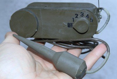 Prepping 101: Perimeter Alarm Security - The Wireless Options The probe on the TRC-3 is connected to a transmitter, and you set the sensitivity, with the most sensitive able to detect a man walking 50 yards away.