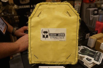 The inside layers of the soft armor.