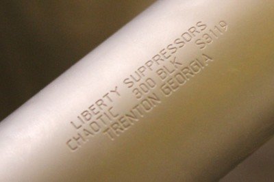 The suppressors built into these guns are made by Liberty.
