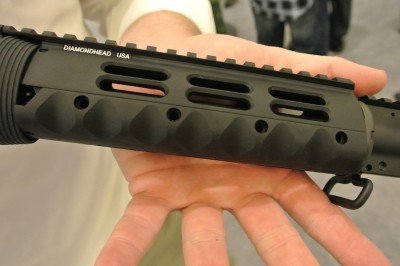 The Daimondhead forend is the most ergonomic on the market.