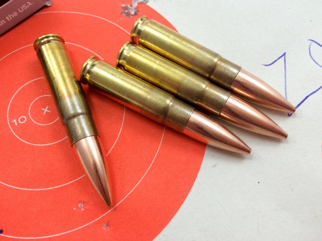 Sig uses the exceptional 220 grain Sierra Matchking projectile in this particular cartridge.