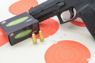 These Doubletap Ammunition FMJ loads were exceptionally accurate from the P320