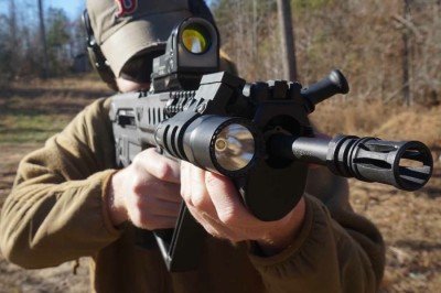 Israel Defense Forces IWI Tavor Review The offset light makes it even more effective at night, and for home defense.