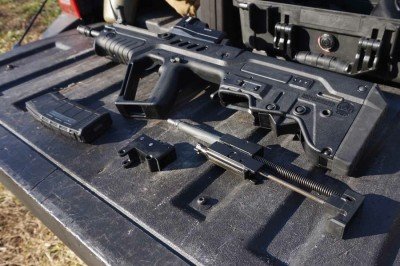 Israel Defense Forces IWI Tavor Review The gun is easy enough to field strip.