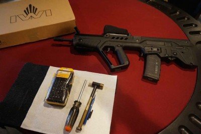 Israel Defense Forces IWI Tavor Review The 9mm conversion requires a few basic tools.