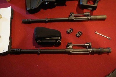 Israel Defense Forces IWI Tavor Review Transferring the optic to the 9mm barrel is easy enough.