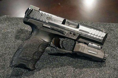 The Meprolight sight has a slight hook shape made exactly for catching on things.