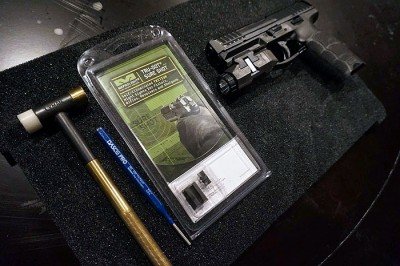 All you need to finish off the VP9 is a better set of sights. 