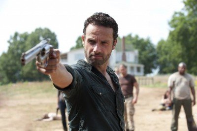 Rick Grimes loves his trusty Colt Python.  But I'm not so sure It's the perfect gun to get the job done.  (Photo: AMC)