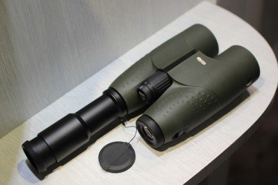 With a doubler attached, the binoculars become even more useful.