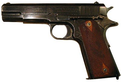 The Colt 1910. A few minor changes and this is a 1911. 